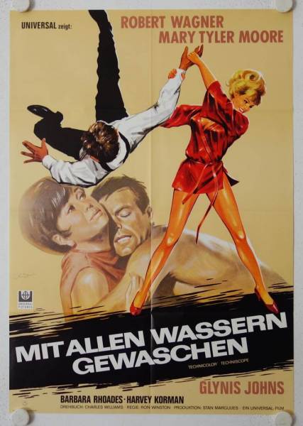 Mit allen Wassern gewaschen originales deutsches Filmplakat